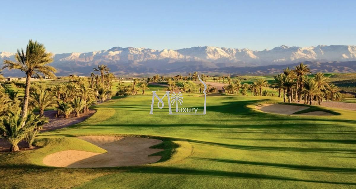 Terrain sur golf route d'Ourika