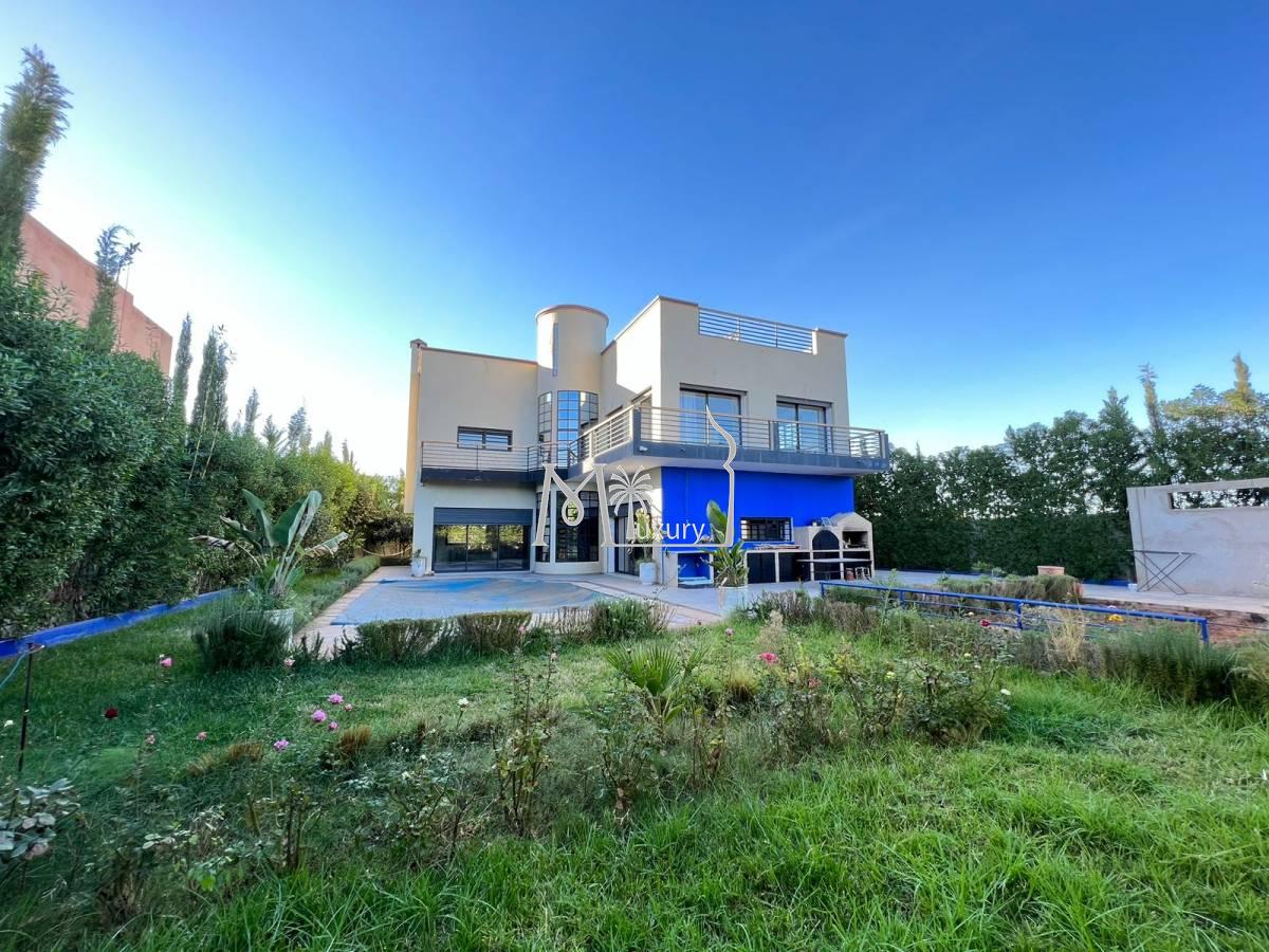 Villa contemporaine route d'Ourika