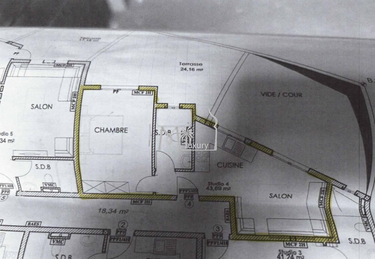 Bel appartement projet neuf Hivernage